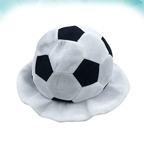 ABOOFAN Sombrero en Forma de fútbol Creativo para Fiestas con Estilo de abanicos Deportivos, Suministros para Fiestas, Regalos para Hombres y Mujeres (tamaño Medio)
