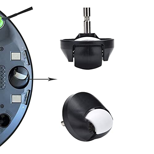 Accesorios y piezas de repuesto para iRobot Roomba j7 i7 i6 i3 i4 i2 i5 i8 i1+/Plus e5 e6 y serie I E J - 1 cepillo de rodillos de goma, 1 rueda giratoria, 4 filtros, 4 cepillos laterales negros.