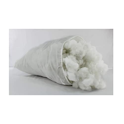 Acomoda Textil - Fibra Hueca Siliconada 100% Poliéster, Saco de Tela Relleno de Microfibra para Rellenar Cojines, Peluches y Almohadas. (1kg)