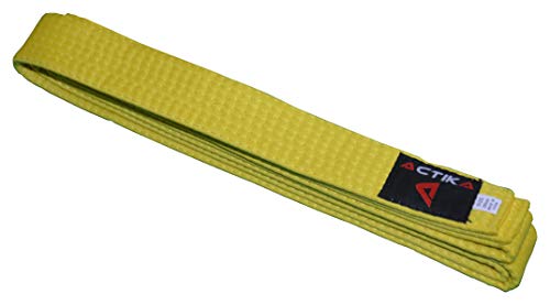 Actika Cinturón budog, Karate Judo Taekwondo, artes marciales Ju-Jutsu Cinturón de karate (amarillo, 320)