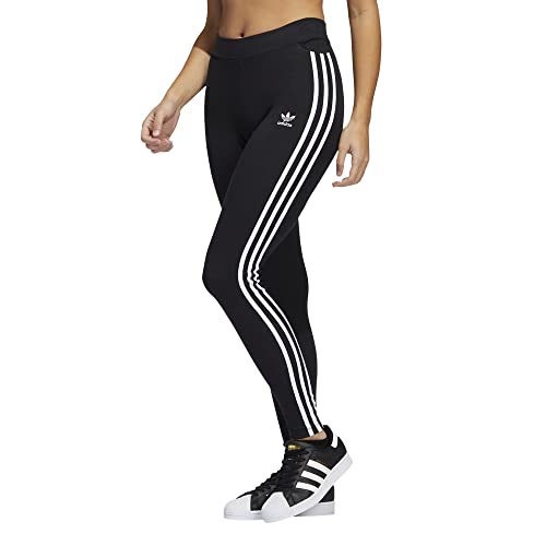 adidas 3 Stripes Tight Leggings, Women's, Black, 40