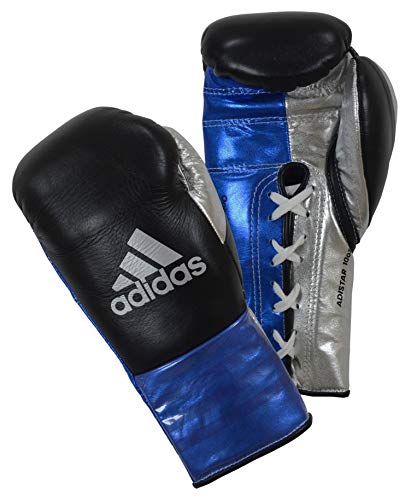 adidas AdiStar BBBC - Guantes de boxeo para competición, color negro /rojo, tamaño 230 ml