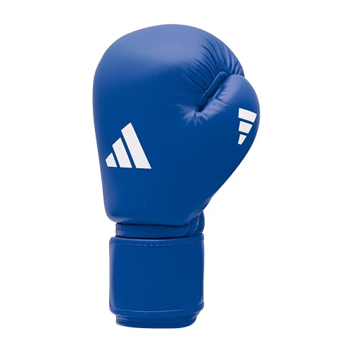 adidas AIBA Approved Competition Boxing Gloves Guantes de Boxeo de competición, Unisex Adulto, Rojo, 340 g
