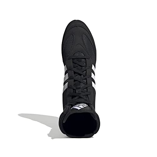 adidas Box Hog 2, Boxing Shoe Hombre, Core Black/Footwear White/Core Black, 48 EU