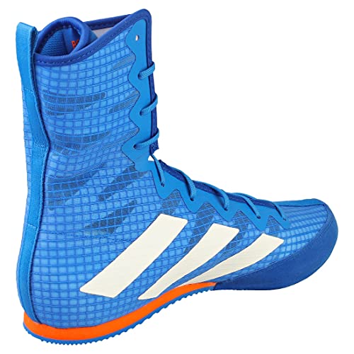 adidas Box Hog 4, Sneaker Unisex Adulto, Team Royal Blue/Off White/Impact Orange, 44 2/3 EU