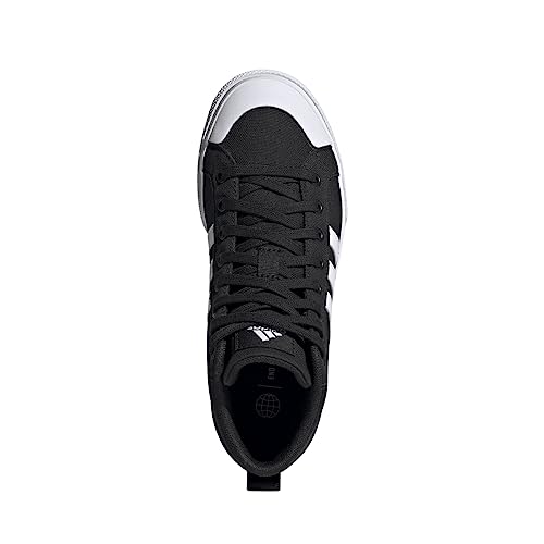 adidas Bravada 2.0 Platform Mid Shoes, Vulcanized Mujer, Core Black/FTWR White/Core Black, 42 EU