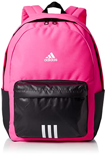 adidas Classic Badge of Sport 3-Stripes Backpack Mochila, Adultos Unisex, ROSLUC/Carbon/Blanco (Multicolor), Talla Única