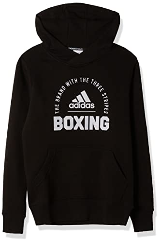 adidas Community 21 Hoody Boxing Sweatshirt, Blackwhite, 152 Unisex