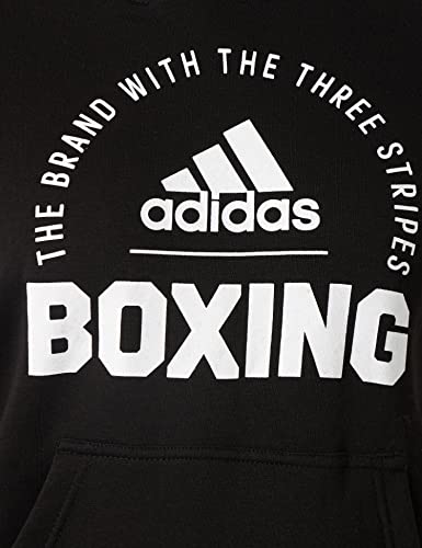 adidas Community 21 Sleeveless Hoody Boxing Sweatshirt, Blackwhite, M Unisex