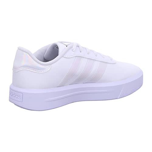 adidas Court Platform Shoes, Zapatillas Mujer, FTWR White/FTWR White/Core Black, 38 EU