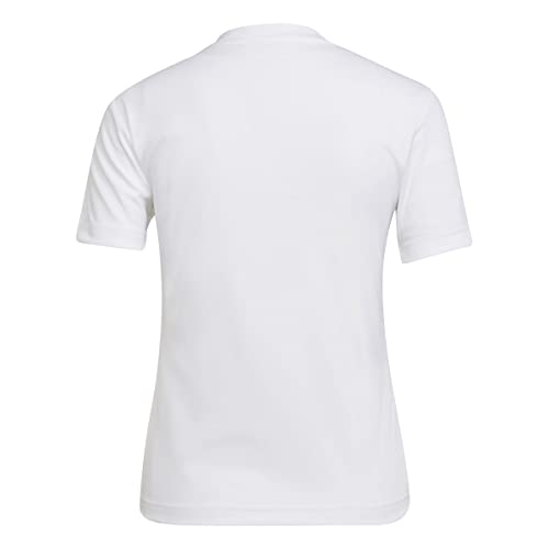 adidas Entrada 22 Jersey Camiseta de Mangas Corta, Mujer, Blanco, L