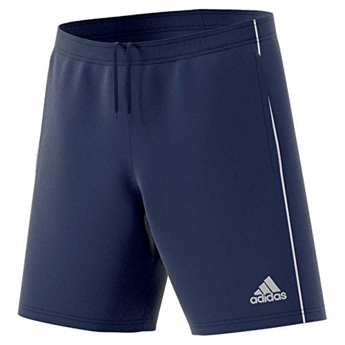 adidas Entrenamiento Core 22 Pantalónes Cortos de Fútbol con Bolsillos Frontales y Cintura elástica con Cordón, Hombre, Azul (Dark Blue/White), L