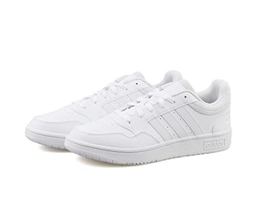 adidas Hoops 3.0 Low Classic Shoes, Zapatillas Mujer, Ftwr White/Ftwr White/Dash Grey, 37 1/3 EU