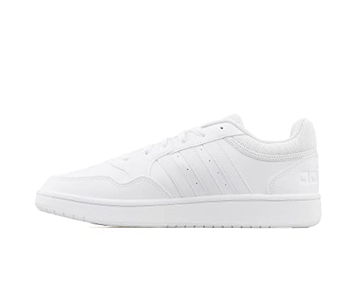 adidas Hoops 3.0 Low Classic Shoes, Zapatillas Mujer, Ftwr White/Ftwr White/Dash Grey, 39 1/3 EU