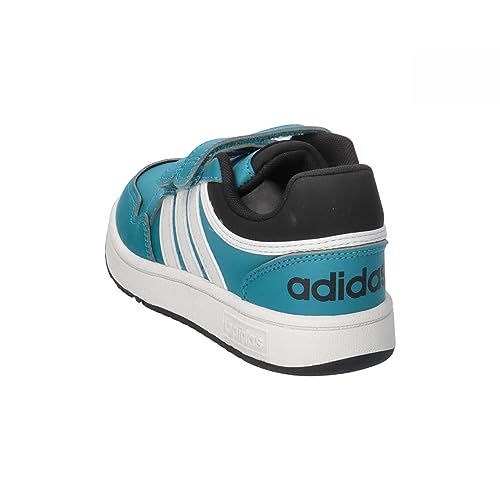 adidas Hoops Mid 3.0 Shoes Kids, Zapatillas, Arctic Fusion/Crystal White/Core Black, 34 EU