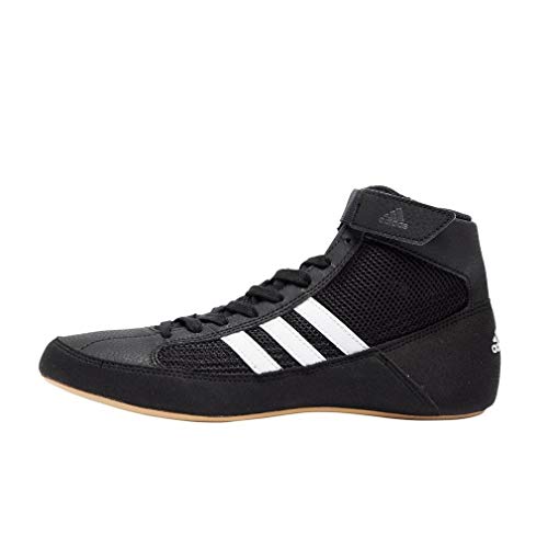 Adidas HVC K, Zapatos de Boxeo Unisex Adulto, Negro Schwarz Schwarz, 38,5