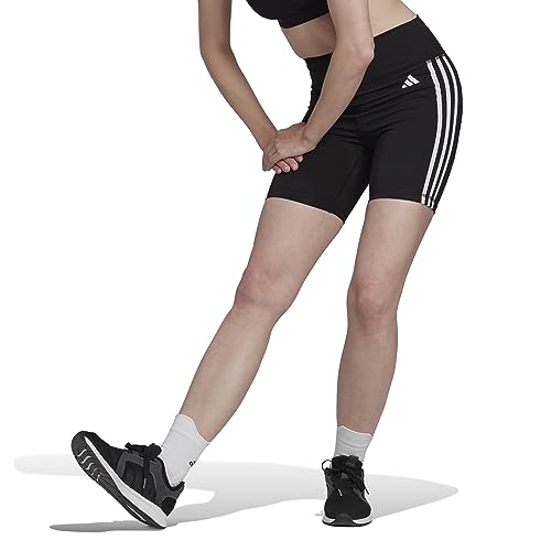 adidas Mujer Training Essentials 3-Stripes Mallas, Black, S