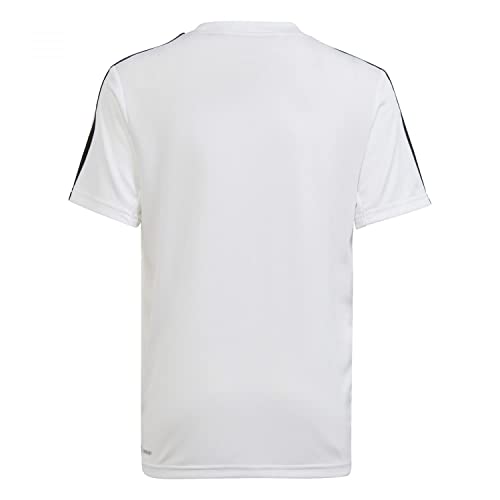 adidas Niños T-Shirt (Short Sleeve) U TR-Es 3S T, White/Black, HS1609, 176