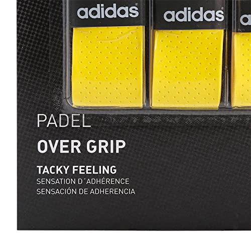 adidas Pádel OV - Set overgrip, Color Amarillo, Talla única