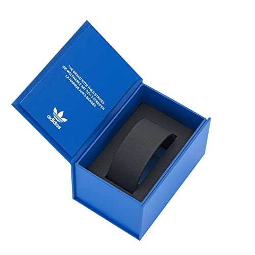 adidas Reloj con correa de resina azul (modelo: AOST230582I), Azul