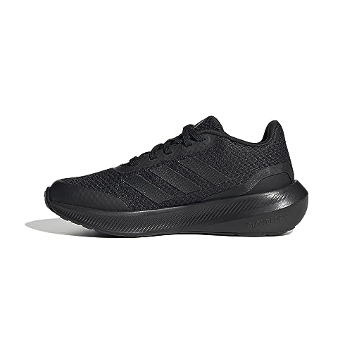 adidas RunFalcon 3 Lace Shoes, Zapatillas Unisex niños, Core Black Core Black Core Black, 36 EU