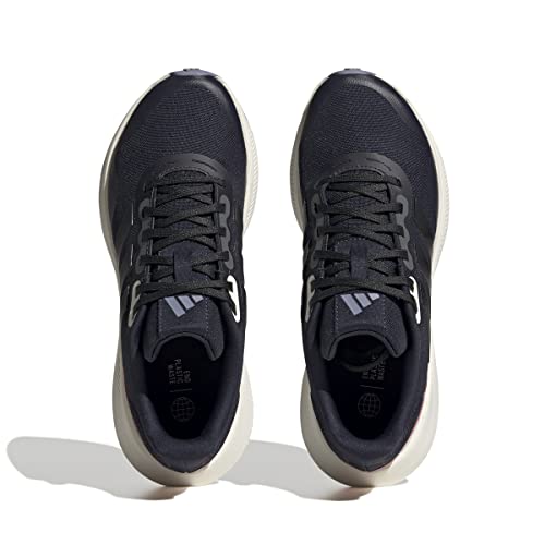adidas Runfalcon 3 Tr, Sneaker Mujer, Legend Ink Black Blue Met Semi Lucid Fuchsia, 39 1/3 EU