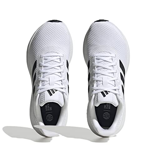 adidas Runfalcon 3.0, Running Shoe Mujer, Cloud White/Core Black/Core Black, 38 EU