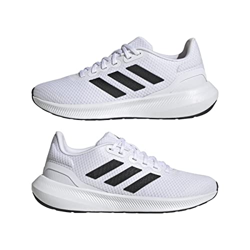 adidas Runfalcon 3.0, Running Shoe Mujer, Cloud White/Core Black/Core Black, 39 1/3 EU