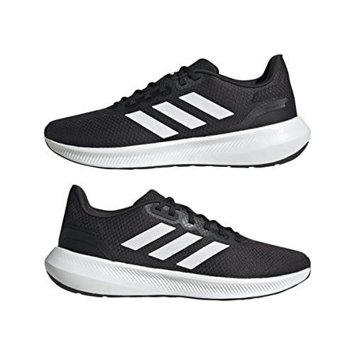 adidas Runfalcon 3.0 Shoes, Zapatillas Hombre, Core Black/FTWR White/Core Black, 42 EU