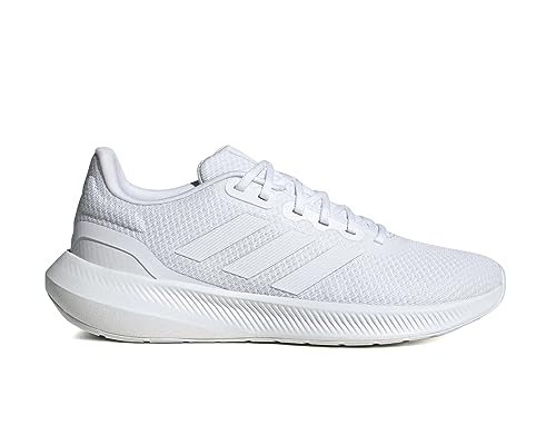 adidas Runfalcon 3.0 Shoes, Zapatillas Hombre, FTWR White/FTWR White/Core Black, 42 2/3 EU