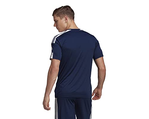 adidas Squadra 21 Jersey Camiseta de mangas corta, Team Navy Blue/White, M Hombre