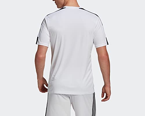 adidas Squadra 21 Jersey Camiseta de mangas corta, White/Black, L Hombre