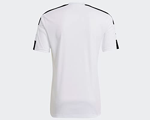 adidas Squadra 21 Jersey Camiseta de mangas corta, White/Black, M Hombre