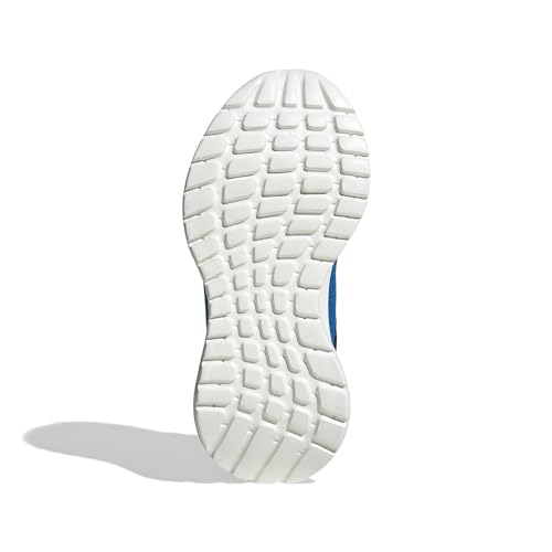 adidas Tensaur Run Shoes CF, Zapatillas, Blue Rush/Core White/Dark Blue Strap, 35 EU