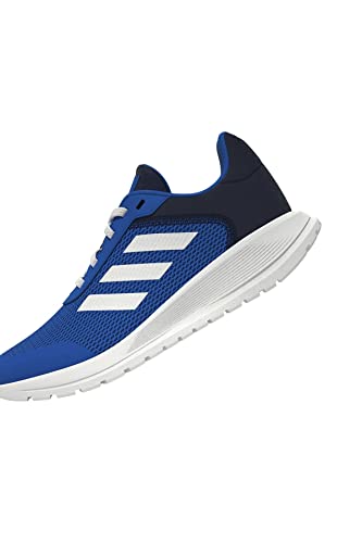 adidas - Tensaur Run Shoes, Zapatillas, Unisex niños, Blue Rush Core White Dark Blue, 35 EU