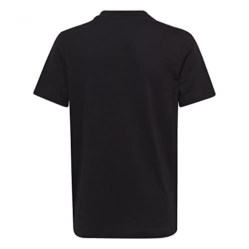 adidas Unisex Niños T-Shirt (Short Sleeve) U Bl tee, Black/White, IC6855, 152