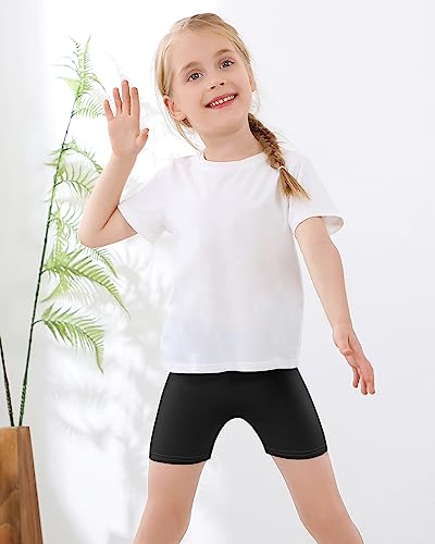 Adorel Pantalones Cortos Shorts Leggings para Niña Pack de 8 Infancia Vibrante 3-4 Años (Tamaño del Fabricante 110)