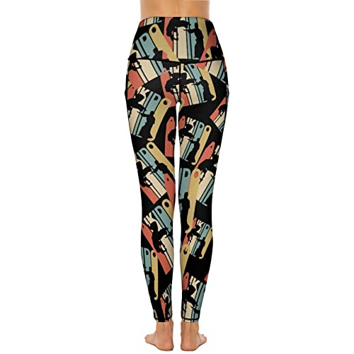 Aikido Silhouette - Pantalones de yoga para mujer, leggings de cintura alta, pantalones de entrenamiento con bolsillos