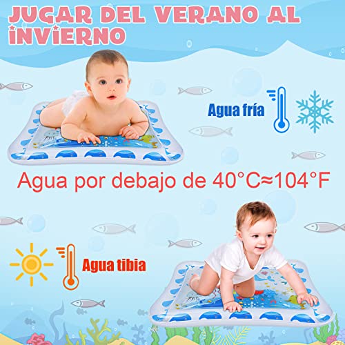 Airlab Alfombrilla táctil inflable para juegos acuáticos para unisex-bebé 70 x 50 cm Impreso Animal