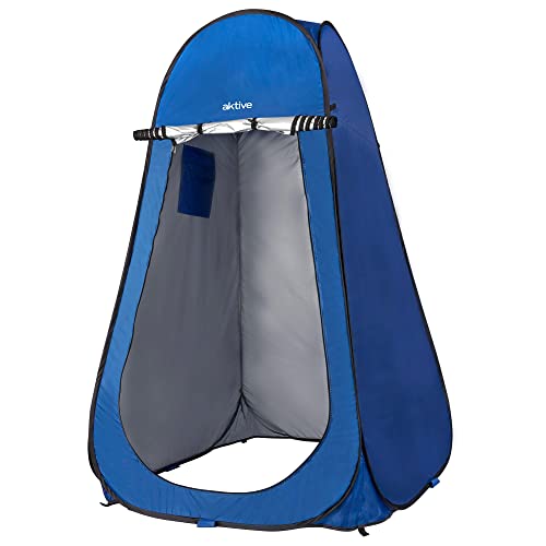 Aktive 62162 - Tienda ducha cambiador para camping sin suelo 120x120x190 cm, para 2 personas, para viaje.