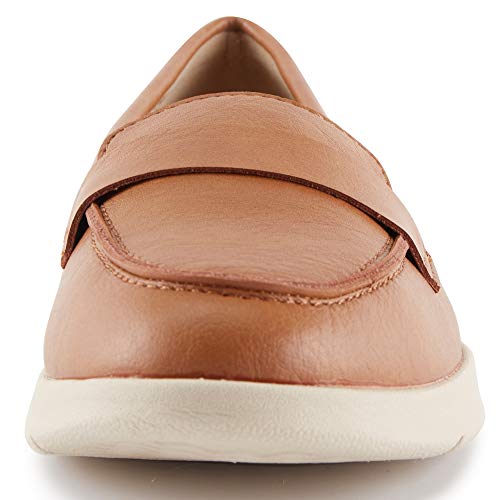 Alexis Leroy Mocasines para Mujer Loafers Casual Zapatos de Conducción Cómodos Camello 39 EU / 6 UK