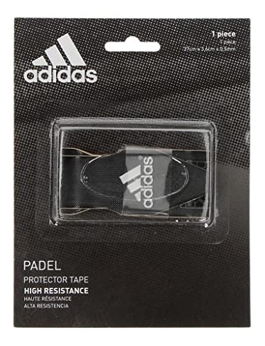 All for Padel Antishock Protection Tape Protector Anti Shock, Adultos Unisex, Black, Talla Única