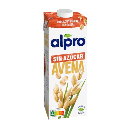 Alpro Bebida Vegetal de Avena sin Ázucar - Pack de 6 x 1L
