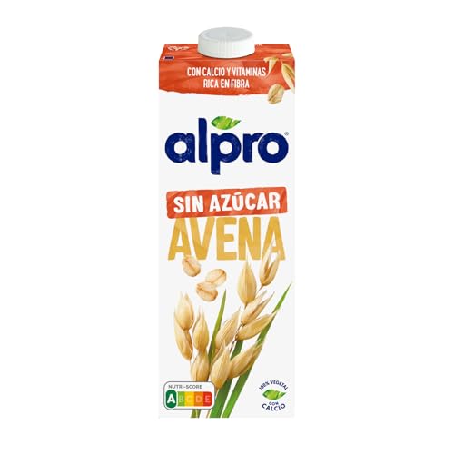 Alpro Bebida Vegetal de Avena sin Ázucar - Pack de 6 x 1L