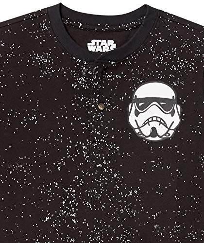 Amazon Essentials Disney | Marvel | Star Wars Camisetas Henley de Manga Corta (Previamente Spotted Zebra) Niño, Pack de 2, Star Wars Icons, 2 años