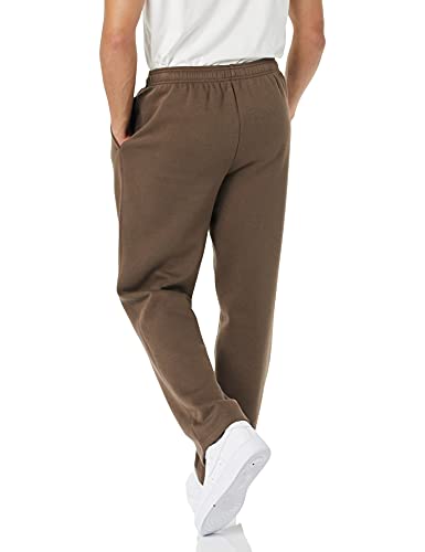 Amazon Essentials Pantalón de chándal de forro polar (disponible en tallas grandes y largos especiales) Hombre, Marrón Medio, XL