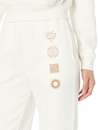 Amazon Essentials Pantalones Jogger, Holgados (Disponible en Tallas Grandes) Mujer, Cáscara de Huevo, M