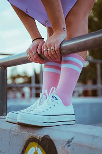 American Socks Bubblegum - Mid High - Calcetines de deporte para hombre y mujer, Calcetines de Crossfit, Calcetines de Padel, Calcetines de Running, Calcetines de Ciclismo y Skate