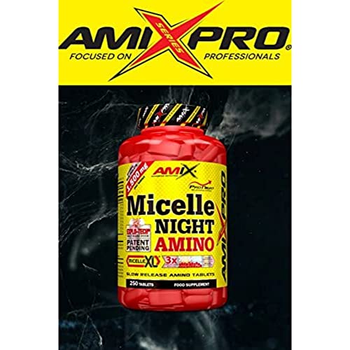 AMIX - Suplemento Alimenticio Michelle Night Amino en 250 Tabletas - Ayuda a Prevenir la Pérdida de Masa Muscular - Aporte de Energía - Suplemento Deportivo