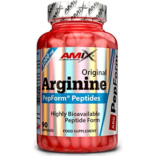 AMIX - Suplemento Deportivo - Arginina Pepform en Cápsulas 90 - Favorece la Recuperación Muscular - Péptidos de Arginina de Rápida Absorción - Aminoácidos Esenciales